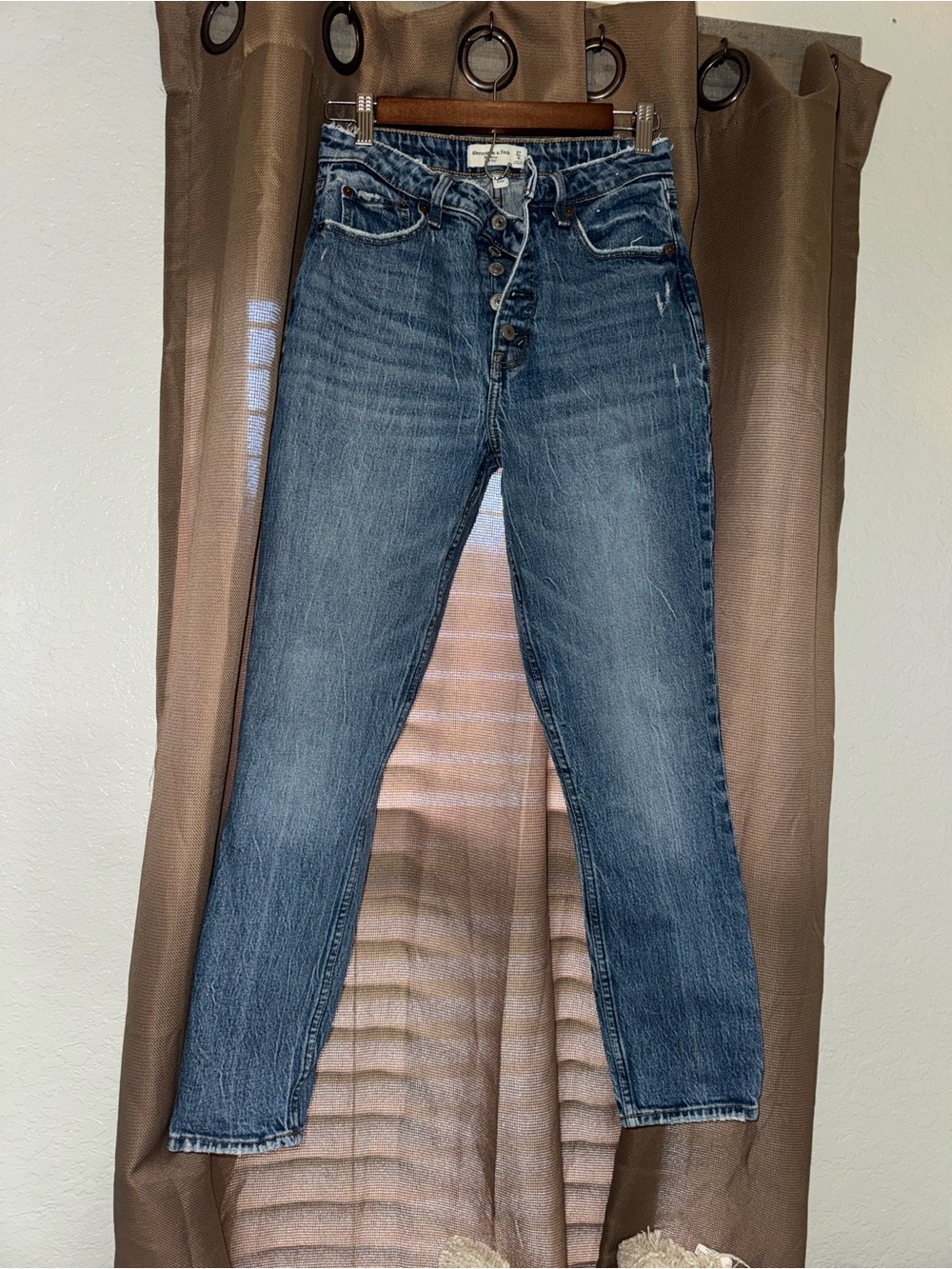 Abercrombie & Fitch Curve Love High Rise Modern Skinny Jean Size 27